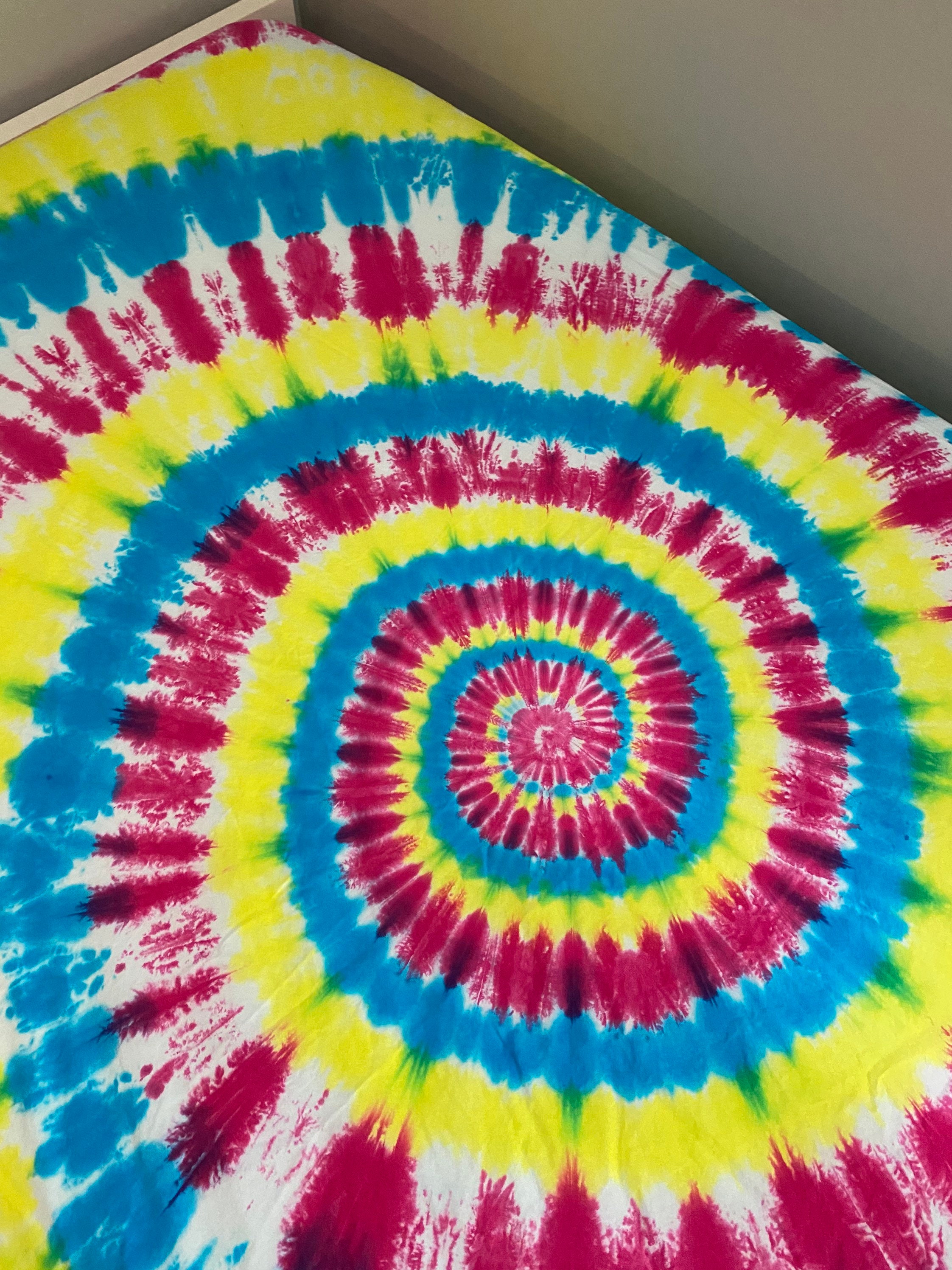 Tie Dye Bedding Tie Dye Sheets Tie Dye Pillowcases Tie - Etsy Canada