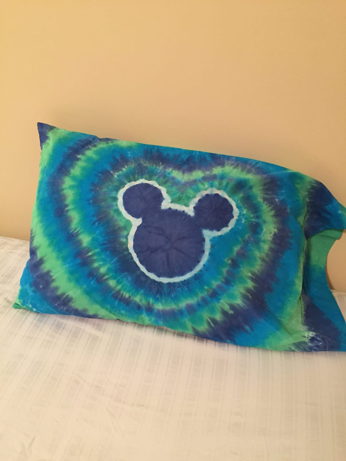 Mickey Mouse Inspired Tie Dye Pillowcase Etsy