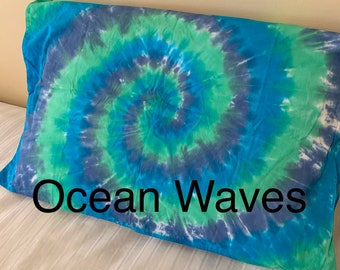 Tie Dye Bedding - Tie Dye Sheets - Tie Dye Pillowcases - Tie Dye Duvet Covers