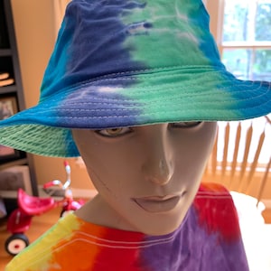 Tie Dye bucket hat unisex adult