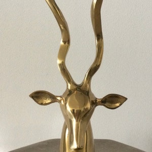 HOLLYWOOD REGENCY 12” Tall GAZELLE Mid Century Modern