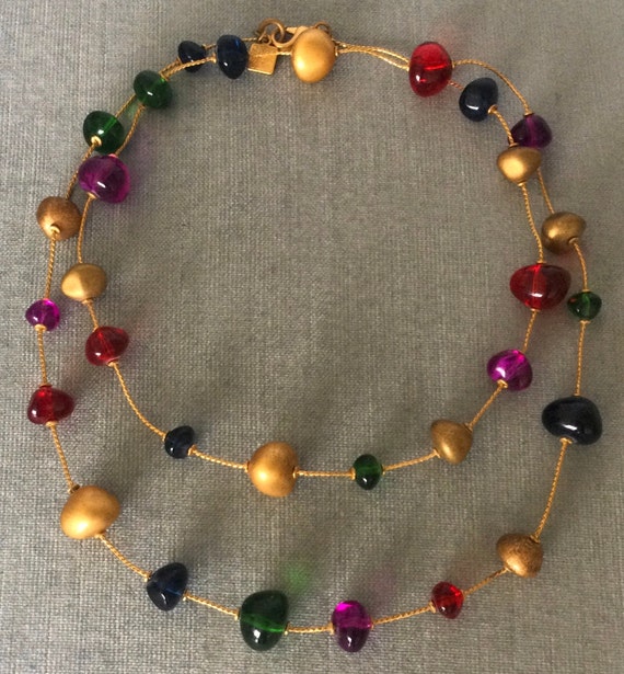 Vibrant ANNE KLEIN Signed MULTICOLOR Jewels of In… - image 3