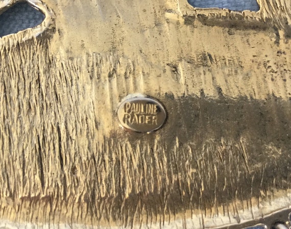 Striking PAULINE RADER Signed Massive HINDU God 7… - image 6