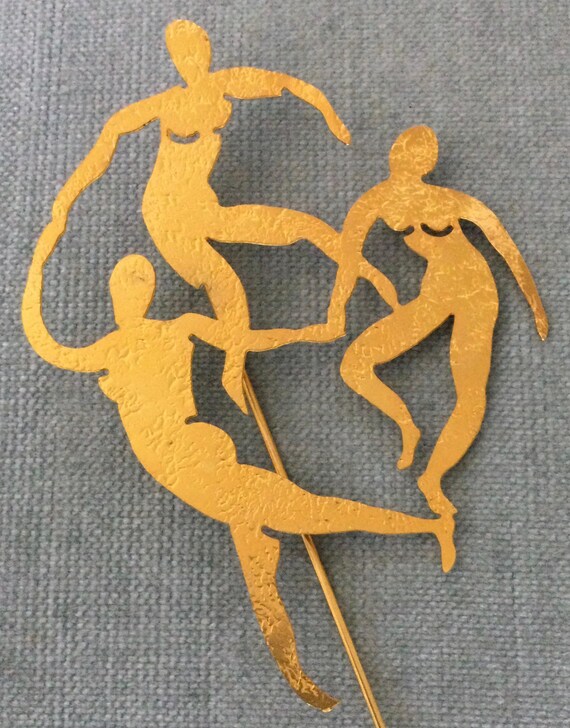 Rarest PATRICK RETIF Paris Signed Matisse DANCERS… - image 2