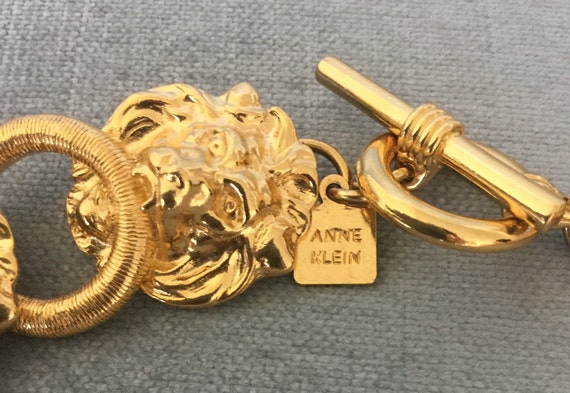 Vintage ANNE KLEIN Signed LION’s Head Doorknocker… - image 5