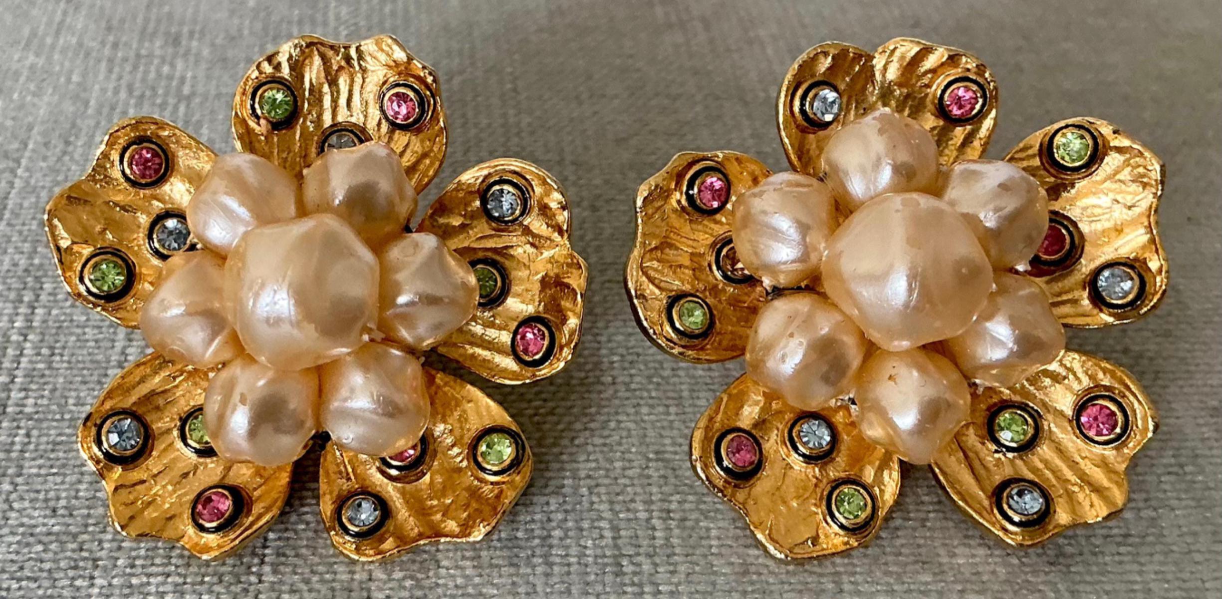 Kenzo flower earring - Etsy 日本