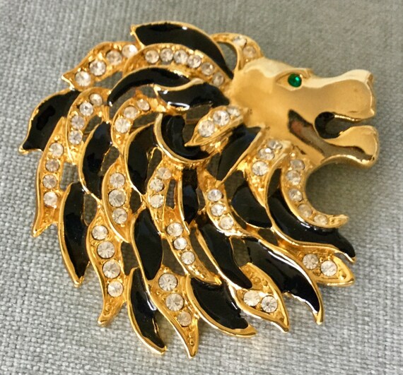 Broche Pendentif Vintage Gem Craft USA - Cristaux, Style Rétro Et élégant