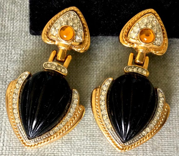 CRAFT Signed LOOK Of REAL Doorknocker Drop Dangle… - image 3