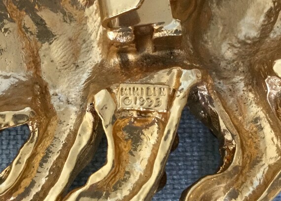 Rarest MIMI Di N Signed ENAMELED DINOSAUR 5 1/4” … - image 5