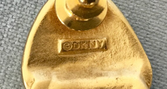 6” Long DKNY Donna Karan Signed FISH MODERNIST Articulated