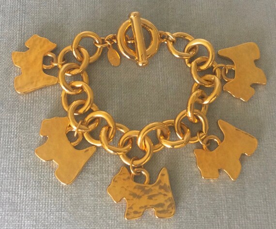 Striking CAROLEE Signed SCOTTIE Puppy Dog CHARM C… - image 3