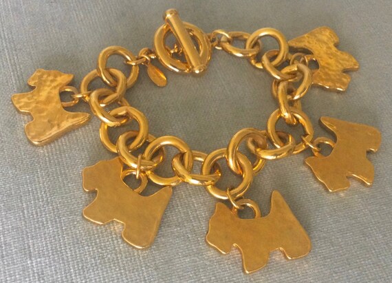 Striking CAROLEE Signed SCOTTIE Puppy Dog CHARM C… - image 2