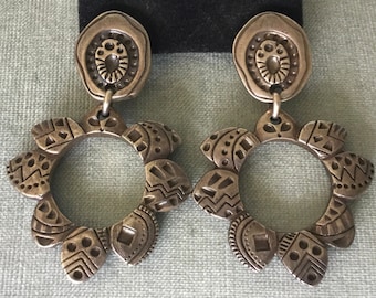 Boucle D'oreille Design Vintage Scooter Paris - Occasion, Modèle Unique
