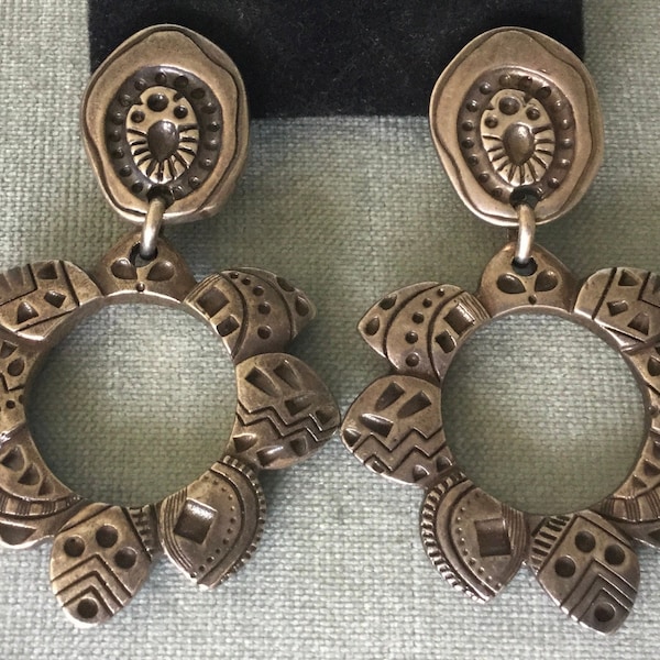 Dior Tribal Earrings Etsy