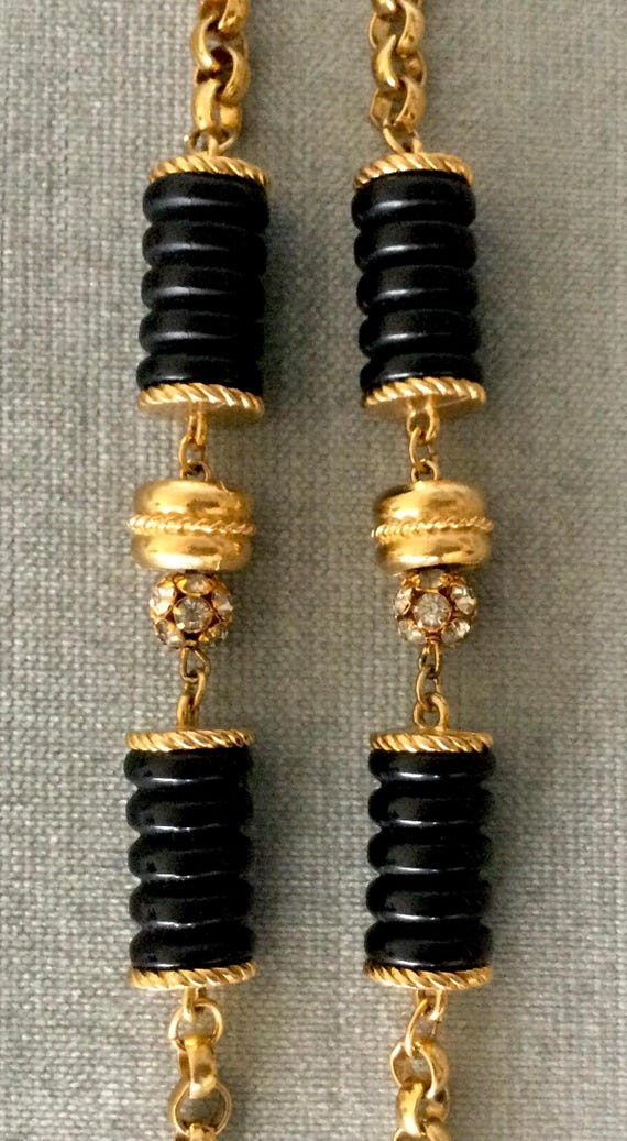 Chic GIVENCHY Signed EXTRA LONG 54” Double or Tri… - image 7