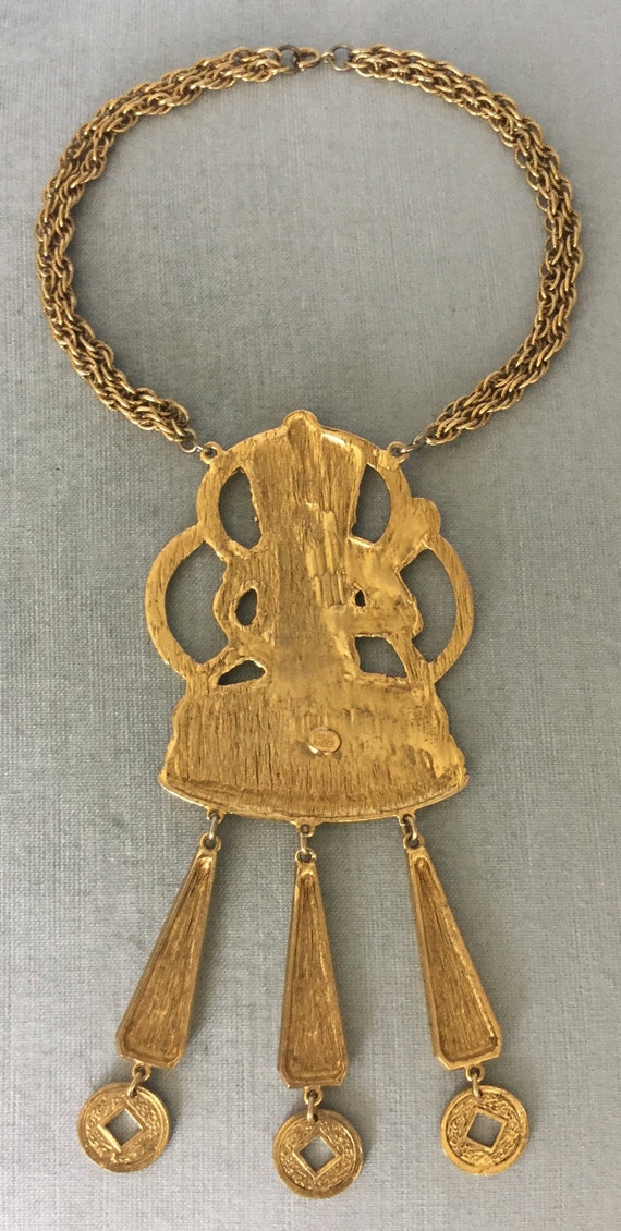 Striking PAULINE RADER Signed Massive HINDU God 7… - image 5