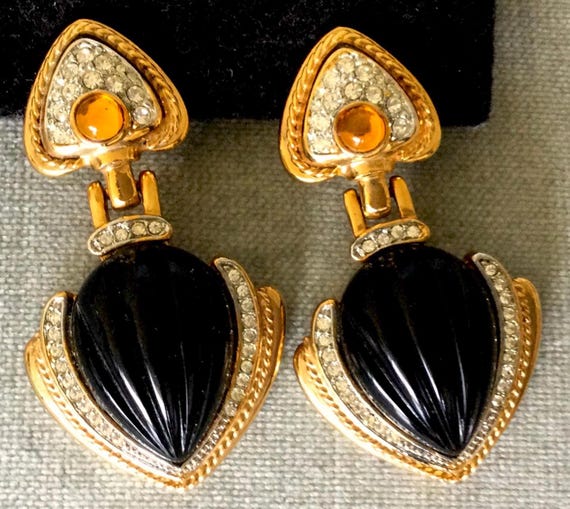 CRAFT Signed LOOK Of REAL Doorknocker Drop Dangle… - image 2