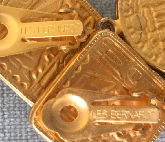 Statement LES BERNARD Signed EGYPTIAN Revival Hie… - image 6