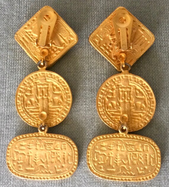 Statement LES BERNARD Signed EGYPTIAN Revival Hie… - image 5