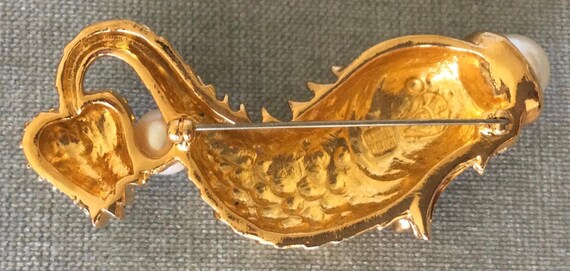 Enormous HUTTON WILKINSON Signed KOI Goldfish Bro… - image 6