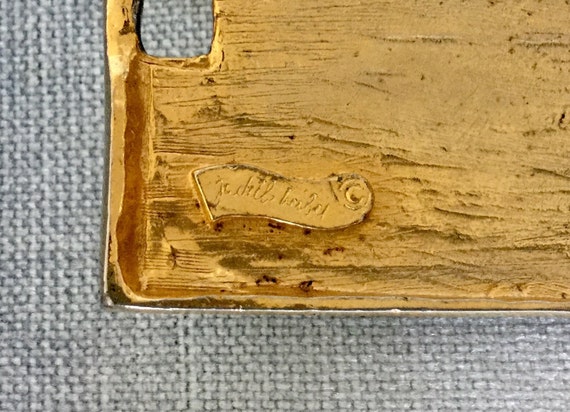【保管袋付き】JUDITH LEIBER ベルト　ゴールド　ストーン　希少 Bonhams : Judith Leiber: a Gold 'Sunken Treasure Chest