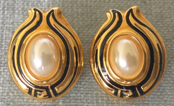 iconic enamel earrings