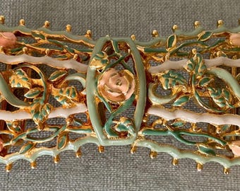 Mimi Di N Belt Buckle Large Vtg 1991 Runway Mimi Di N Belt Buckle Large Vtg 1991 Runway Gold Plated  main image 4