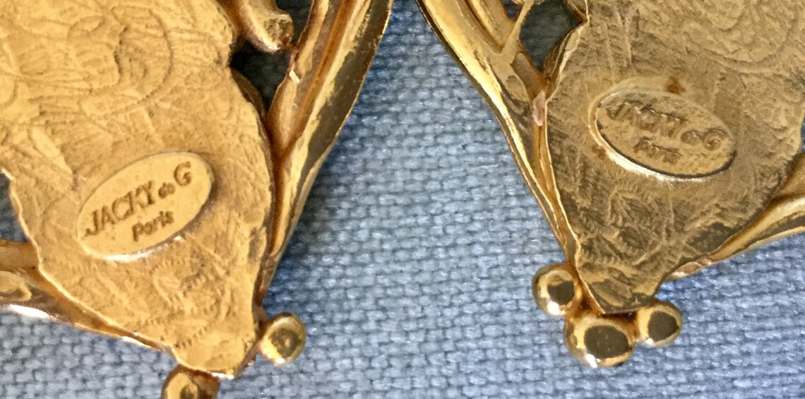 Collier Oversize Vintage Jacky De G Paris – Années 1990, Multicolore, Occasion (pièce Ethnique)