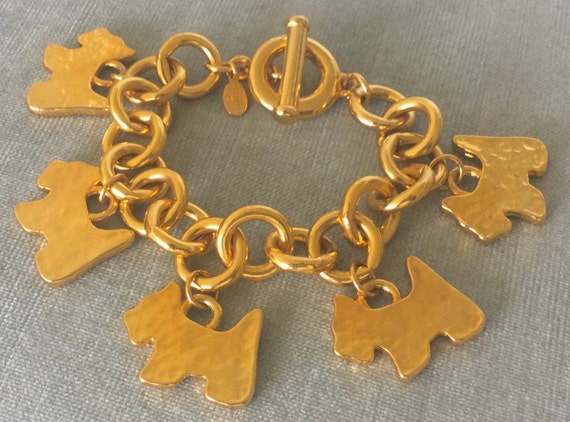 Striking CAROLEE Signed SCOTTIE Puppy Dog CHARM C… - image 4