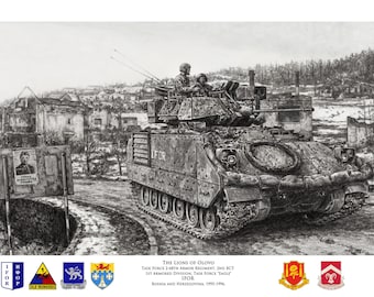 Impresión de Lions of Olovo TF 2-68 Armor IFOR Bosnia de Harmon