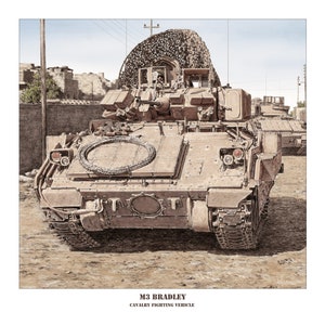 M3 Bradley CFV Personnalisation S/N impression par Harmon