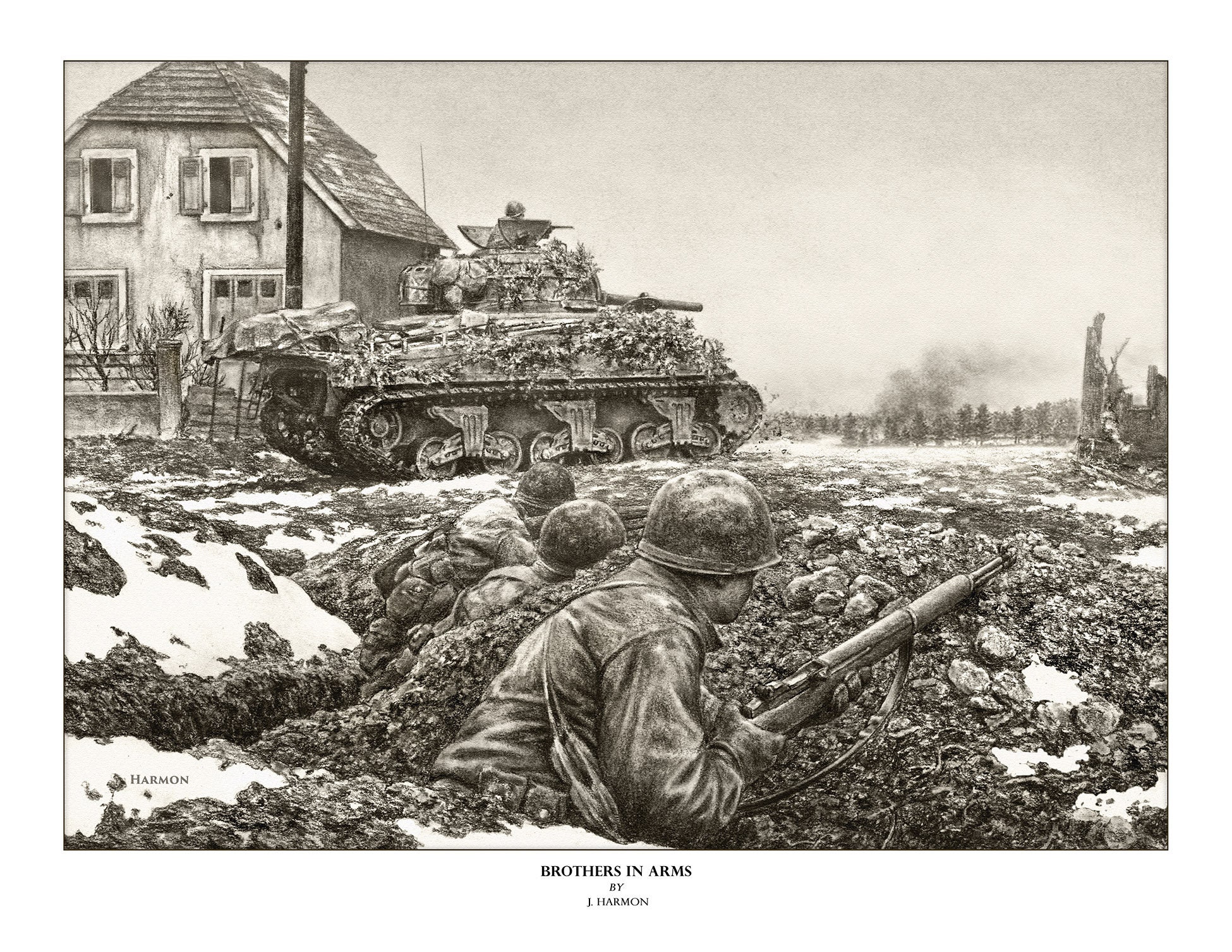 旧作B2大 ポスター　ブラザー イン アームズ Brothers in Arms 旧作B2大 ポスター ブラザー イン アームズ Brothers in Arms