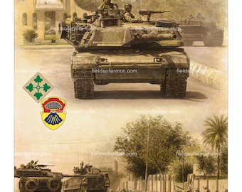 Impresión de Harmon de la Fuerza de Tarea Death Dealers OIF 2-67AR