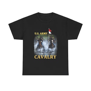 US Army Cavalry Military Unisex Tee