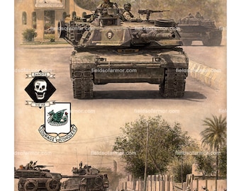 Bandits 1-37 Armor OIF impresión de Jody Harmon ¡Firmada y numerada, personalizable!