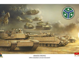 ARMOR STRONG 278th ACR Volunteers edition Artist Proofs by Harmon