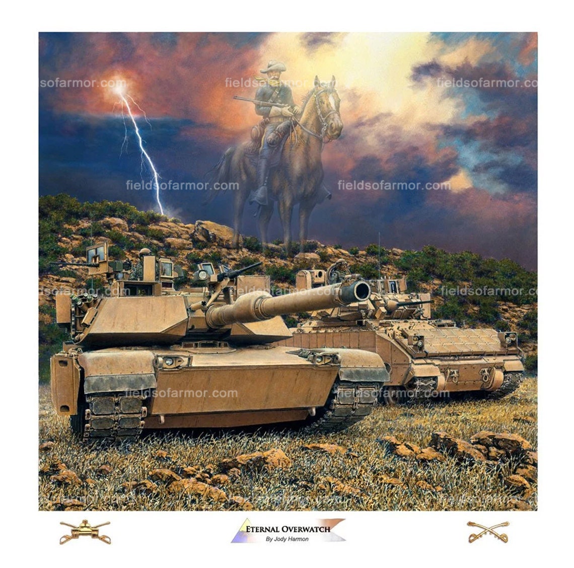 Eternal Overwatch 17 by 19 inch edition customizable Harmon Print