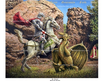 San Jorge y el dragón S/N Imprimir