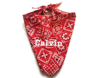 Zijn &hers gepersonaliseerde naam Bandana --stropdassen in nek