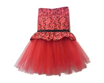 Rozen zijn rood Tutu jurk
