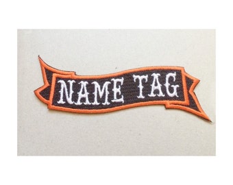 Motorcycle Jacket Name Patch