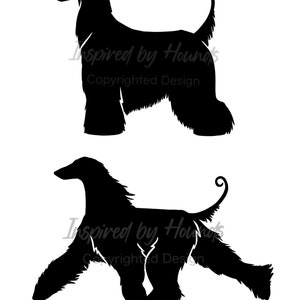 Afghan Hound Vinyl Decal