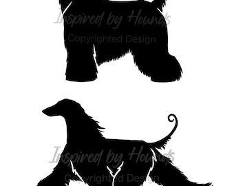 Afghan Hound Vinyl Decal