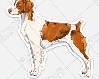 Brittany Spaniel Sticker