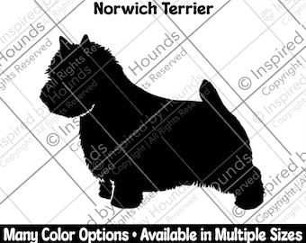 Vinylsticker Norwich Terrier