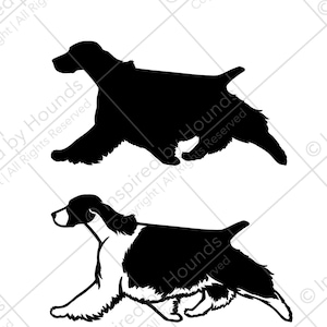 Spaniel Vinyl Aufkleber