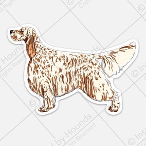 English Setter Sticker