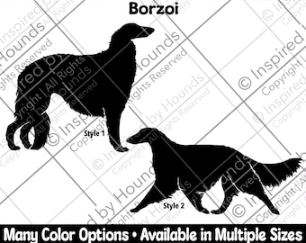 Borzoi Vinyl Decal