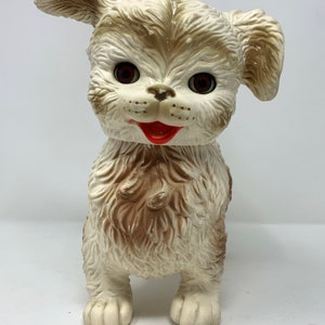 1960s Rubber 9” Puppy - Edward Mobley / Sleepy Eyes
