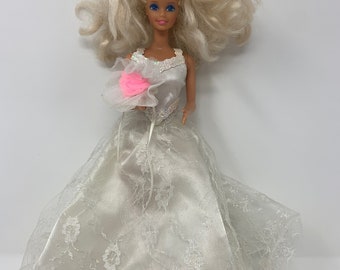 1990s Bridal Barbie Lot Doll Skirt Gowns Wedding Fantasy
